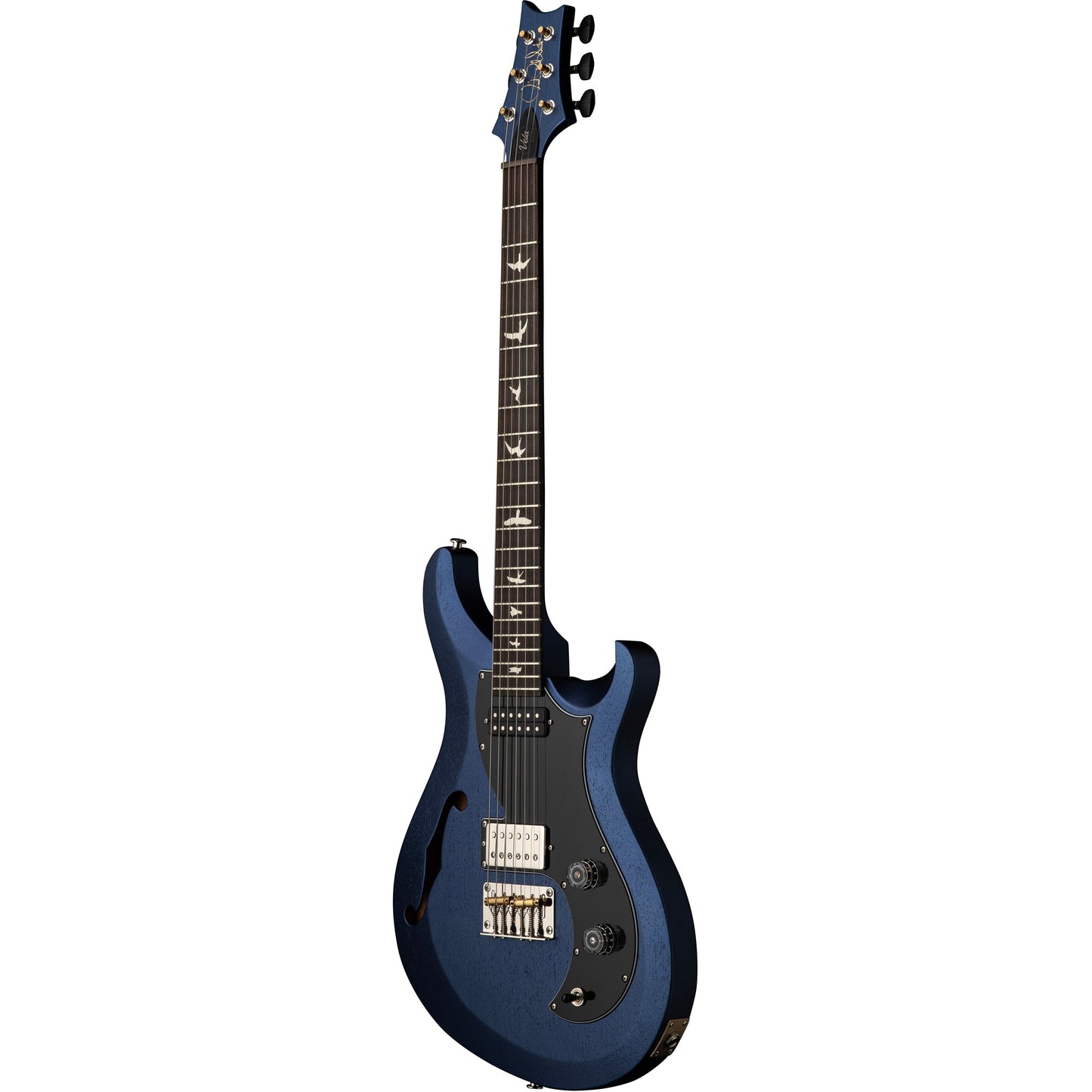 PRS S2 Vela Semi Hollow Satin Electric Guitar - Metallic Midnight