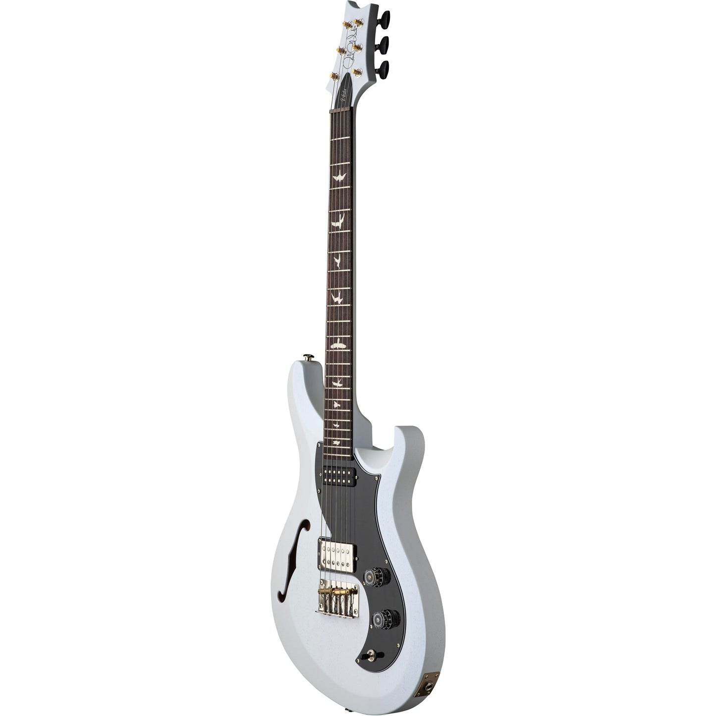 PRS S2 Vela Semi Hollow Satin Electric Guitar - Pearl White