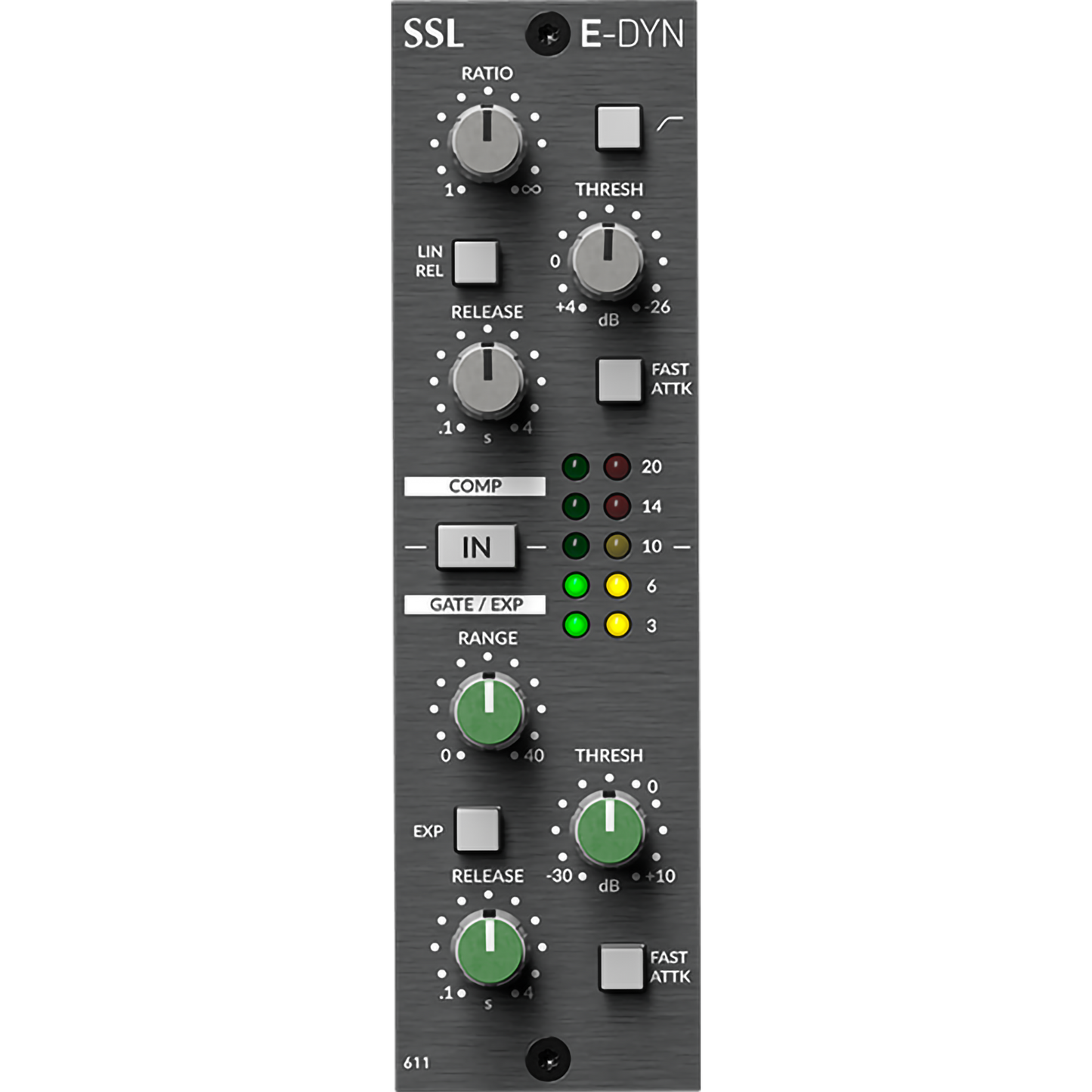 Solid State Logic E-Series Dynamics Module for API 500 Series Rack MK2