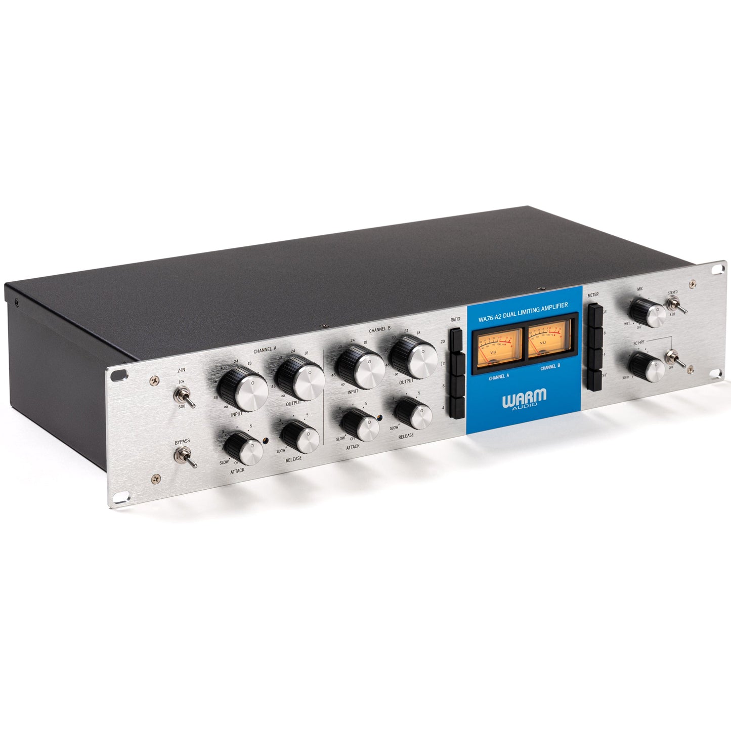 Warm Audio WA76-A2 Dual Channel Vintage-Voiced Discrete FET Compressor