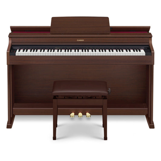 Casio AP-470 Celviano Digital Cabinet Piano with Bench - Walnut