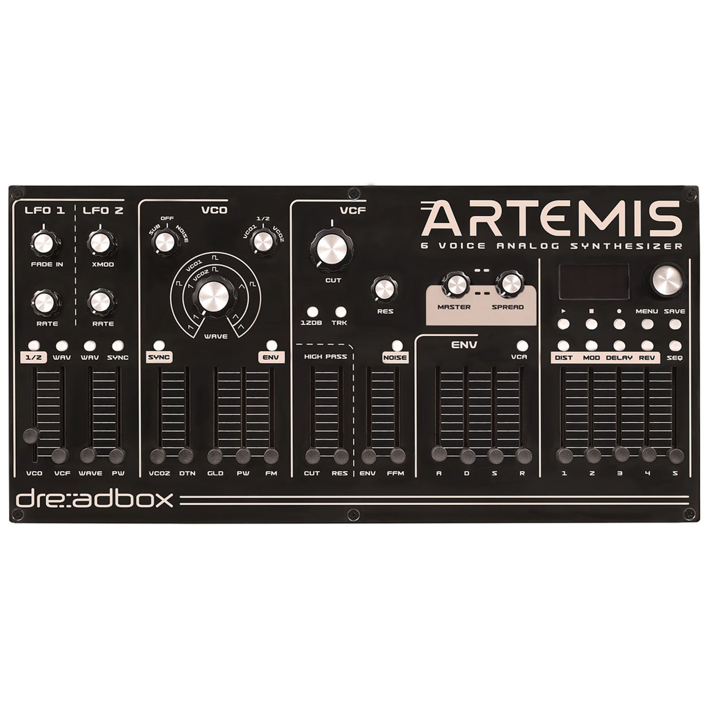 Dreadbox Artemis 6 Voice Desktop Analog Polyphonic Synthesizer
