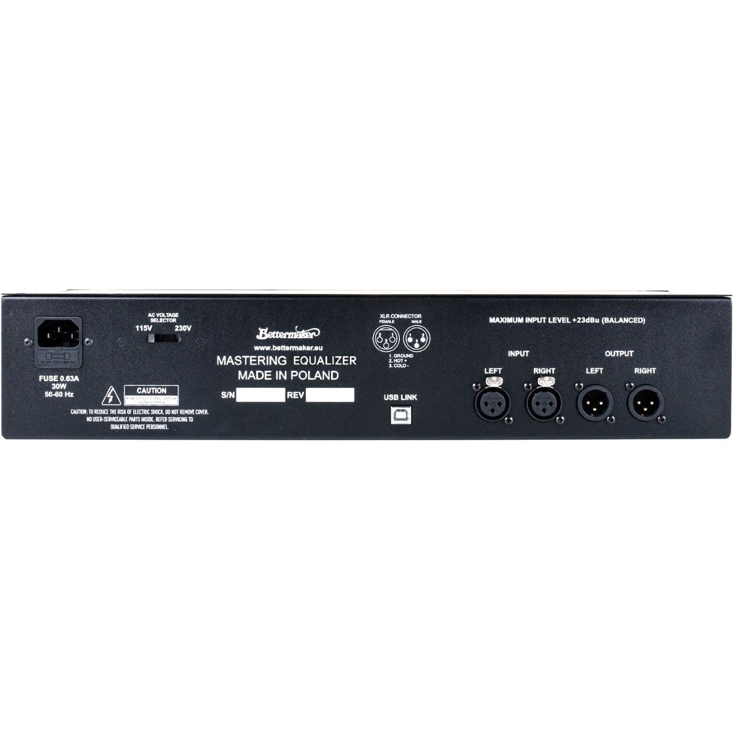 Bettermaker Analog Mastering Equalizer