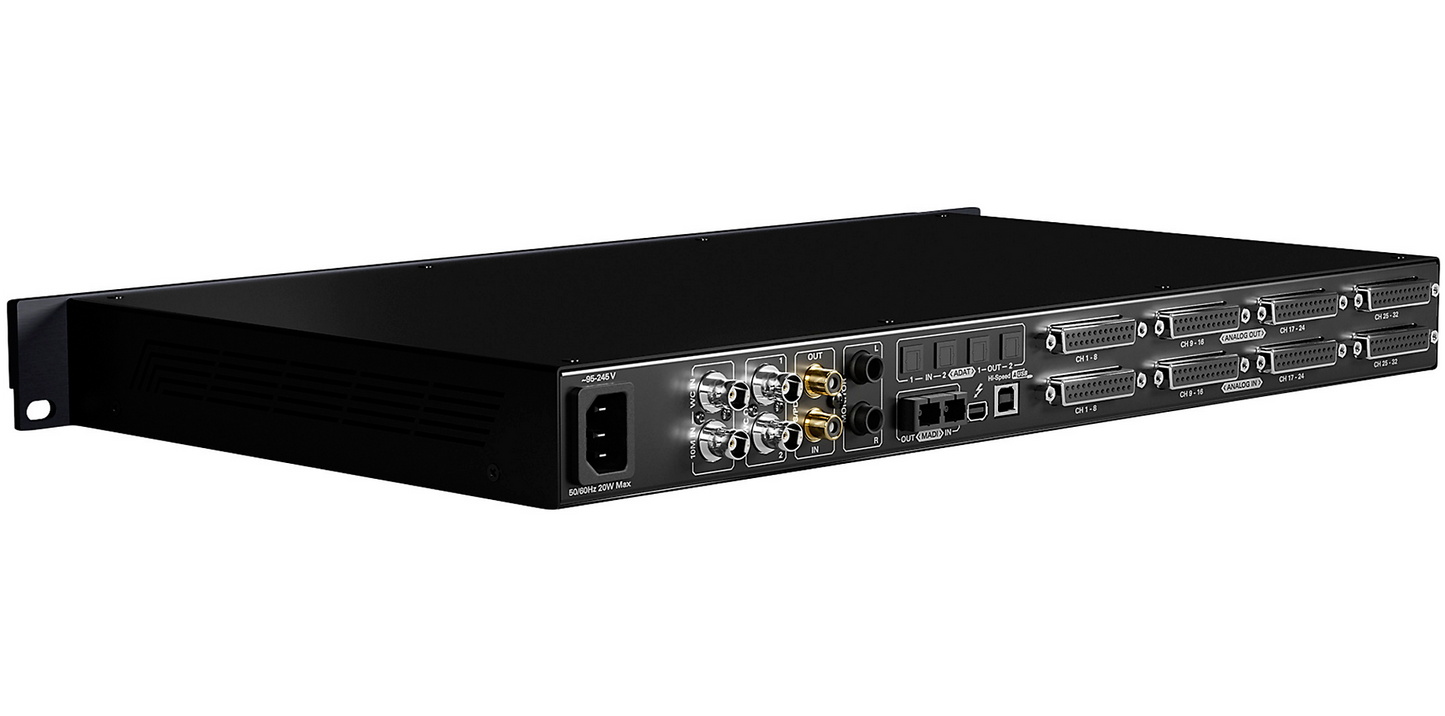 Antelope Orion 32+ | Gen 3 - 32-channel AD/DA Interface with AFC Clocking Tech