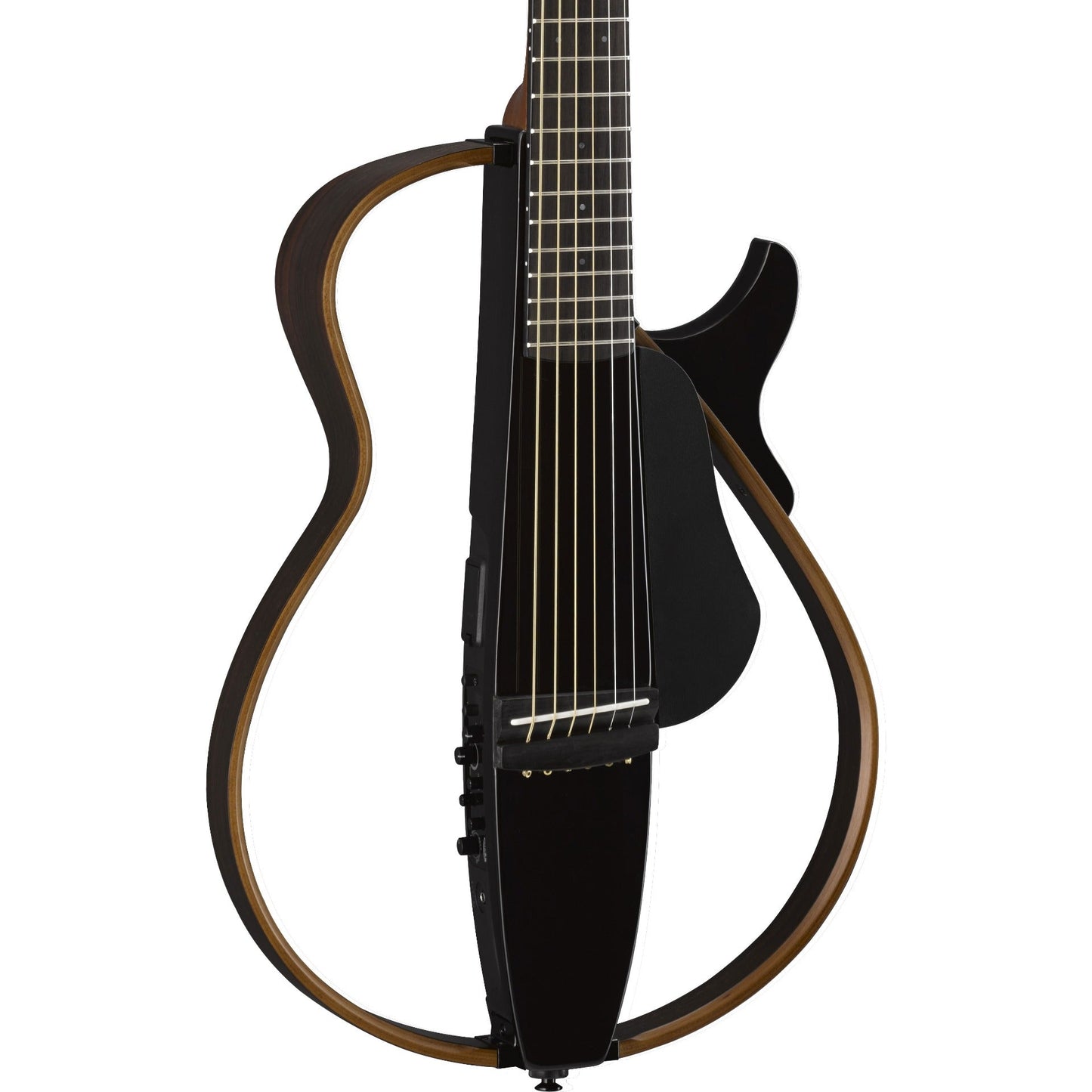 Yamaha SLG200S Steel String Silent Guitar, Translucent Black