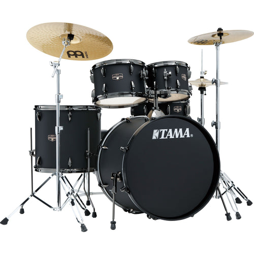 Tama Imperialstar 5-Piece Complete Drum Set - Blacked Out Black