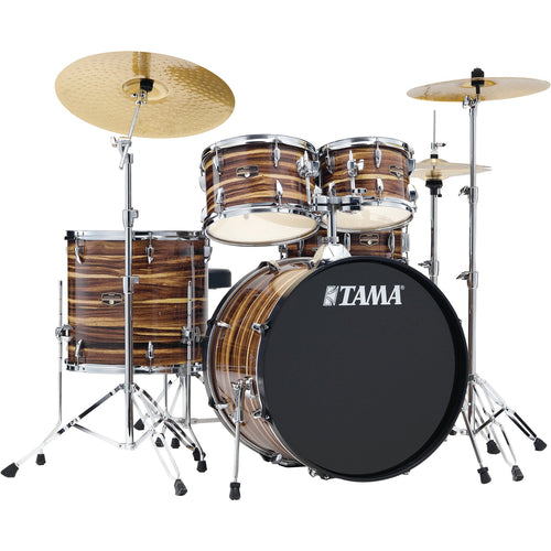 Tama Imperialstar 5-Piece Shell Kit - Coffee Teak Wrap