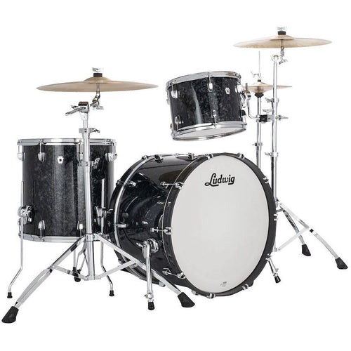 Ludwig Neusonic Series Pro Beat 3-Piece Shell Kit - Ebony Pearl