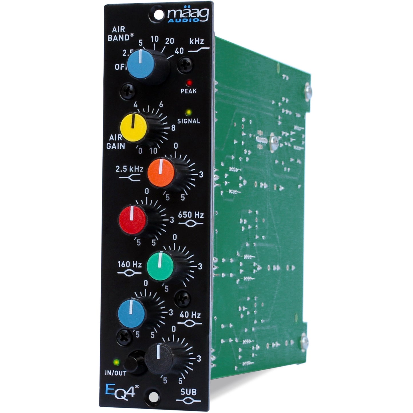 Maag Audio EQ4 500 Series 6-band Equalizer with AIR BAND - Black Faceplate