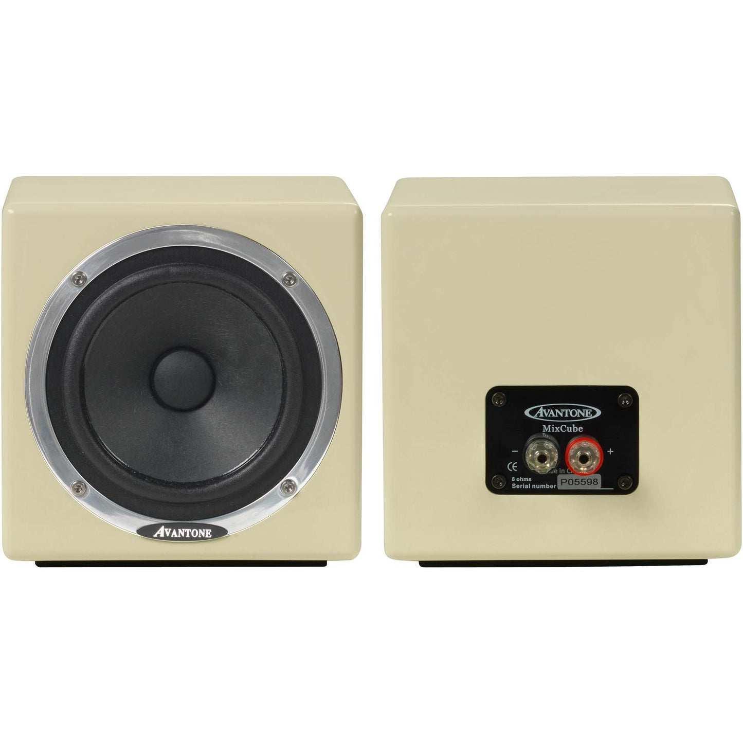 Avantone MixCubes Passive Full-Range Mini Reference Monitors in Butter Creme