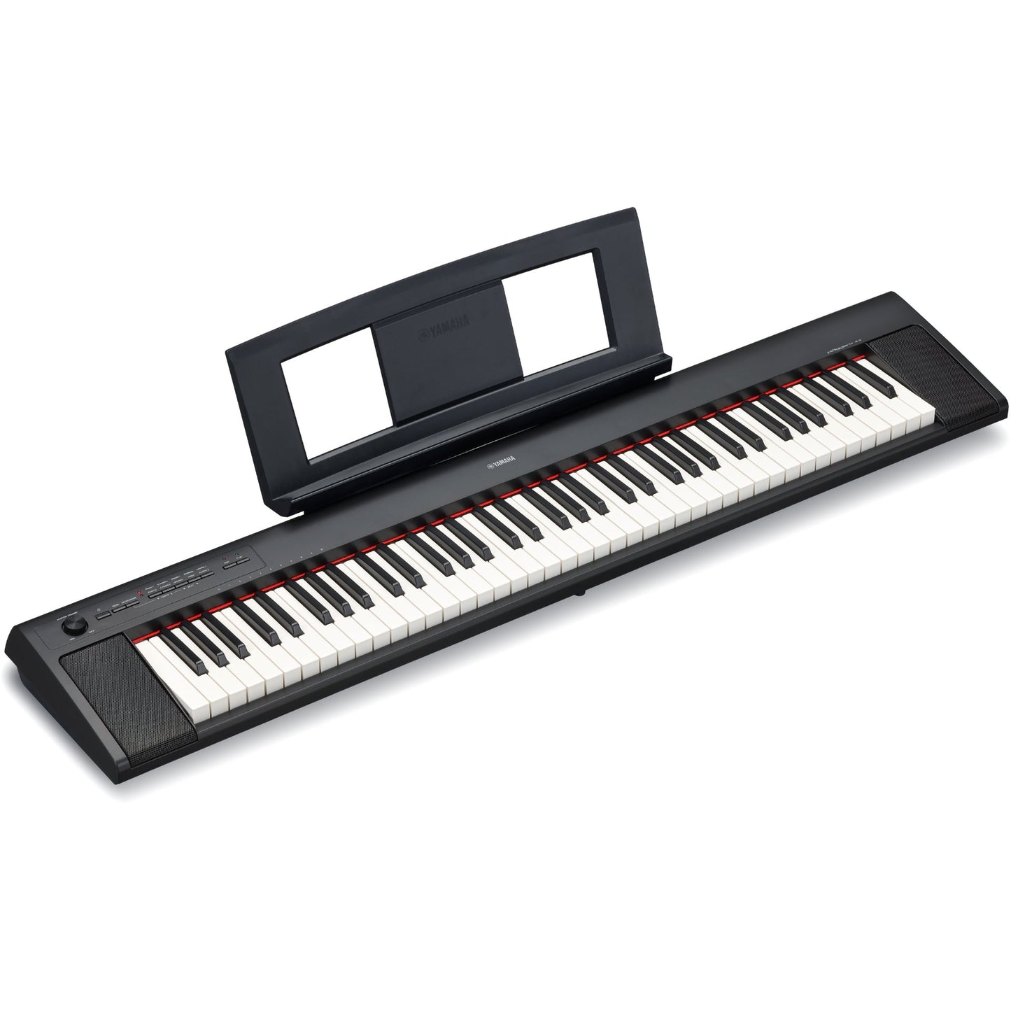 Yamaha NP32 76-Key Lightweight Portable Keyboard in Black with Power Supply