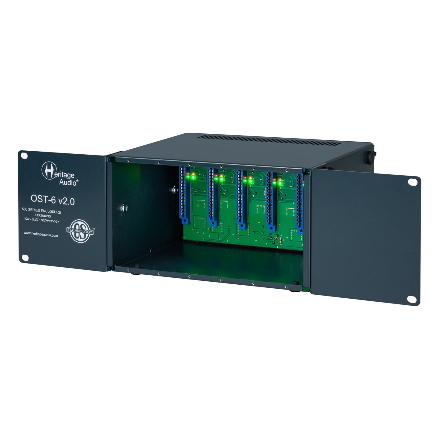 Heritage Audio OST-6 V2.0 - 6 Slot 500 Series Rack