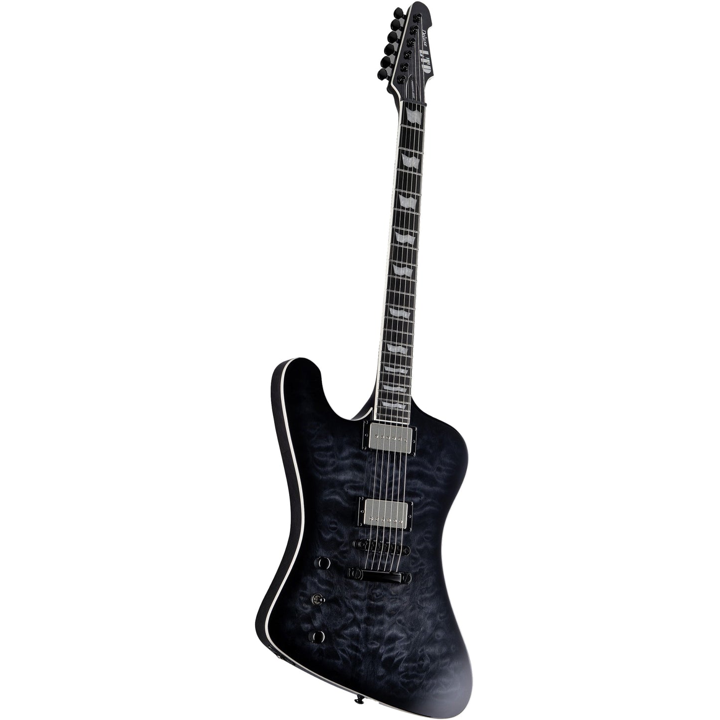 ESP LTD Phoenix-1000 Left Handed Electric Guitar, See Thru Black Sunburst