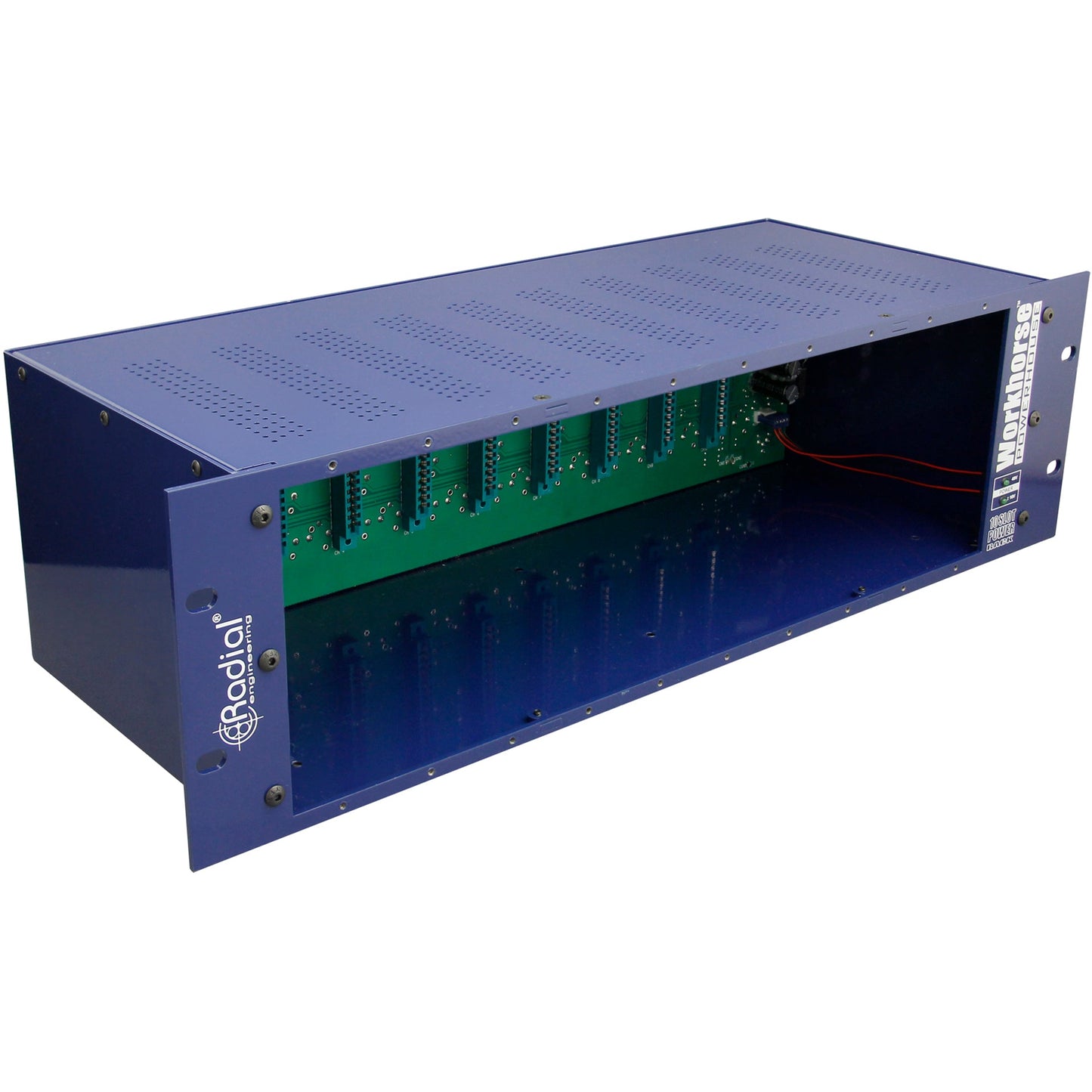 Radial WorkHorse Powerhouse 10 Slot 500-Series Rack