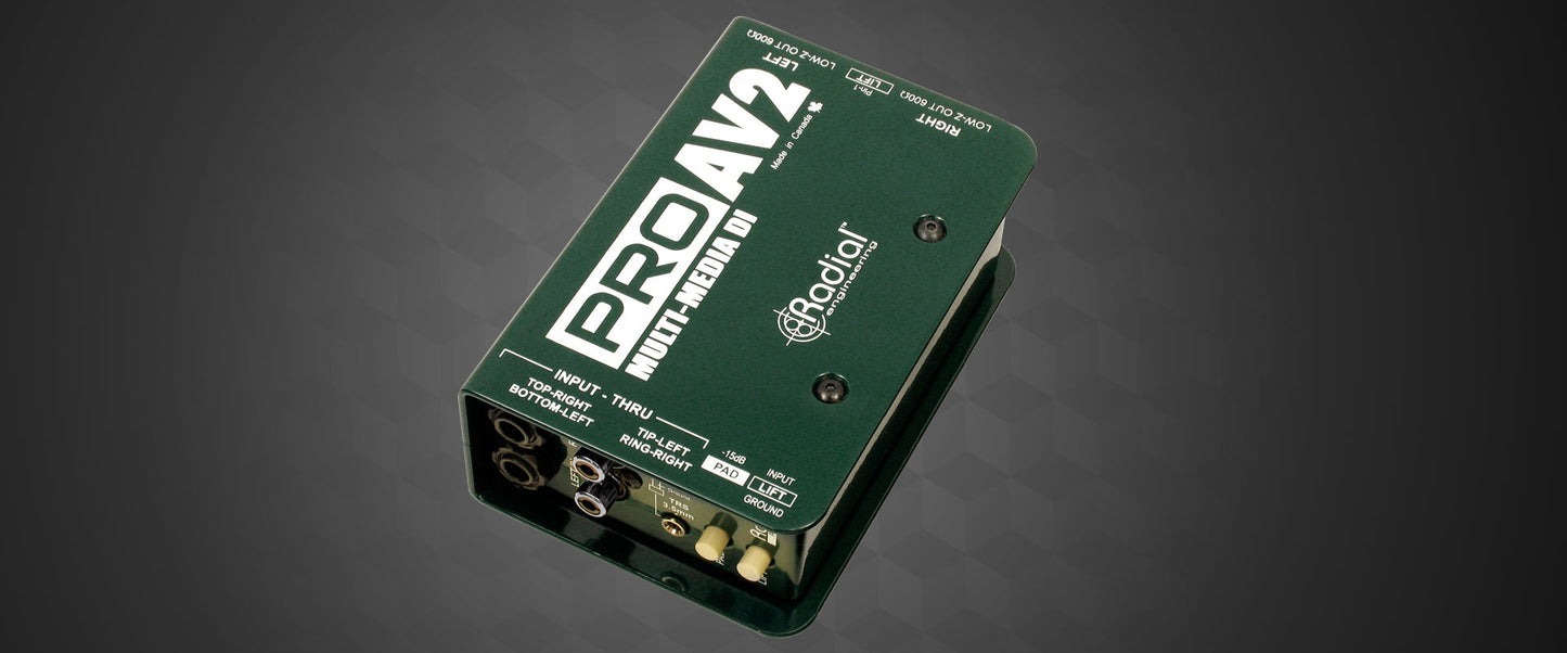 Radial ProAv2 Passive Stereo Multimedia DI