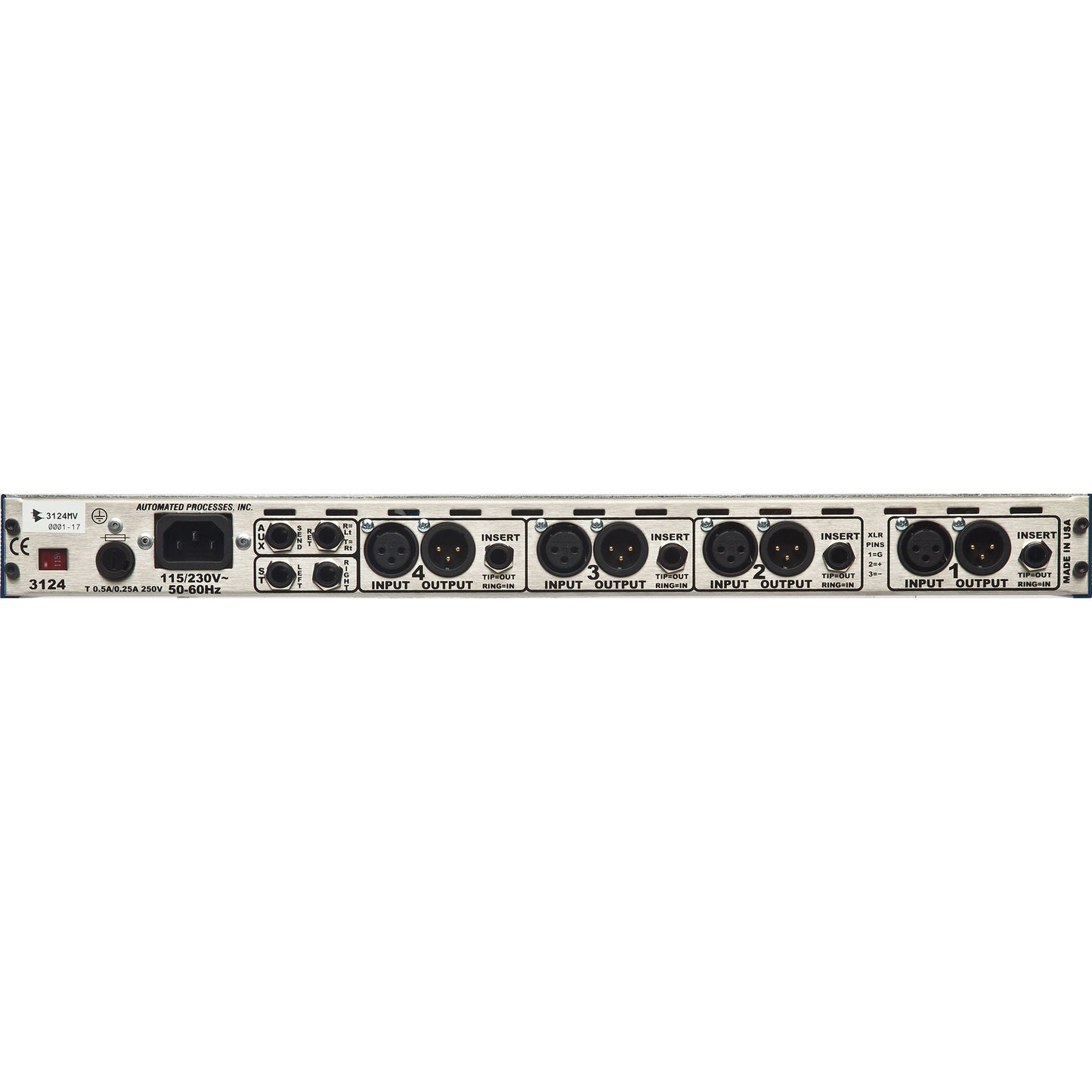 API 3124MV 4-channel Microphone Preamp