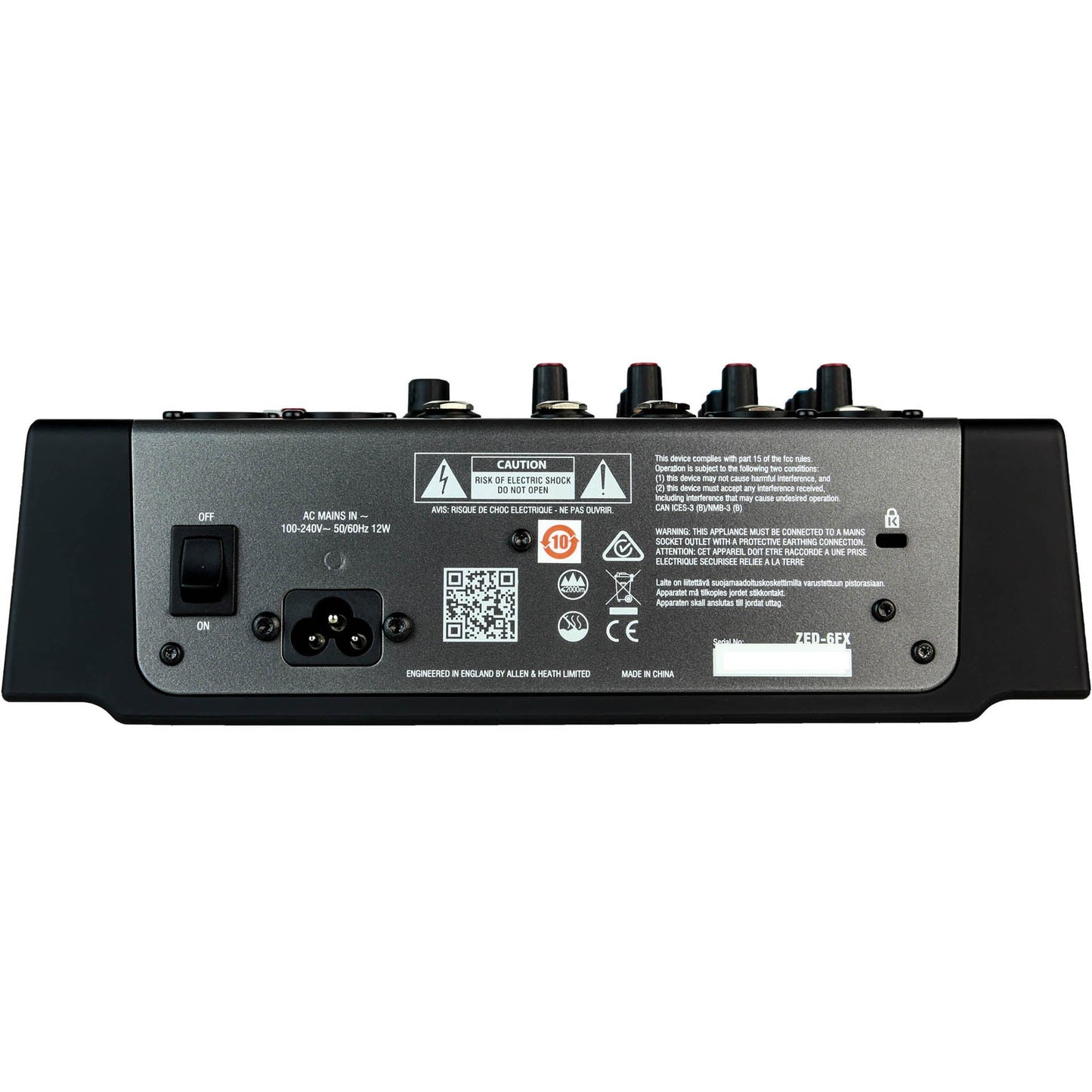 Allen and Heath Zed-6FX 6-Channel Compact Mixer