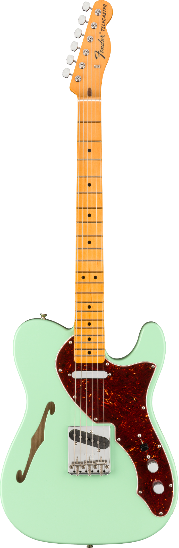Fender American Original ‘60s Telecaster Thinline Electric Guitar -Seafoam Green