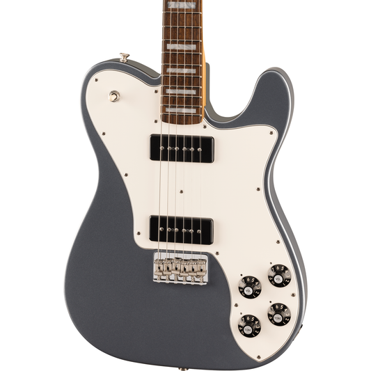 Fender Limited Edition Chris Shiflett Cleaver Telecaster Deluxe - Charcoal Frost Metallic