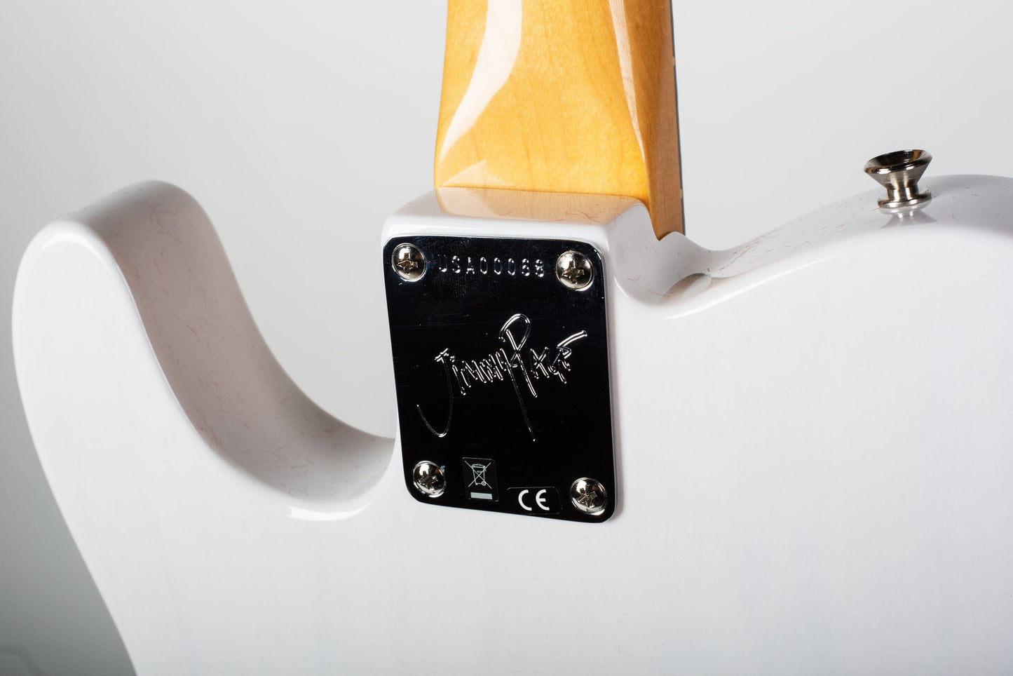 Fender Jimmy Page Mirror Telecaster - White Blonde w/ case