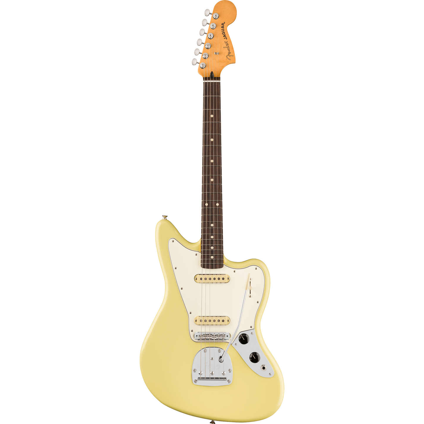 Fender Player II Jaguar Electric Guitar - Rosewood Fingerboard, Hialeah Yellow