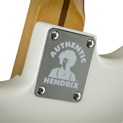 Fender Jimi Hendrix Stratocaster Electric Guitar, Olympic White