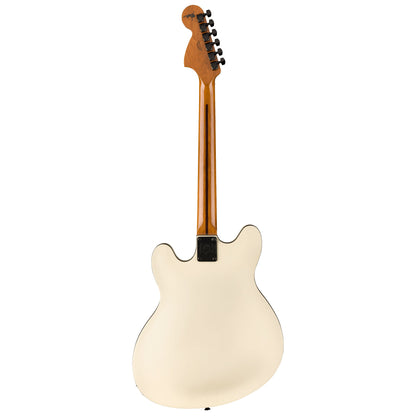 Fender Tom DeLonge Starcaster Semi-Hollow Electric Guitar - Satin Olympic White