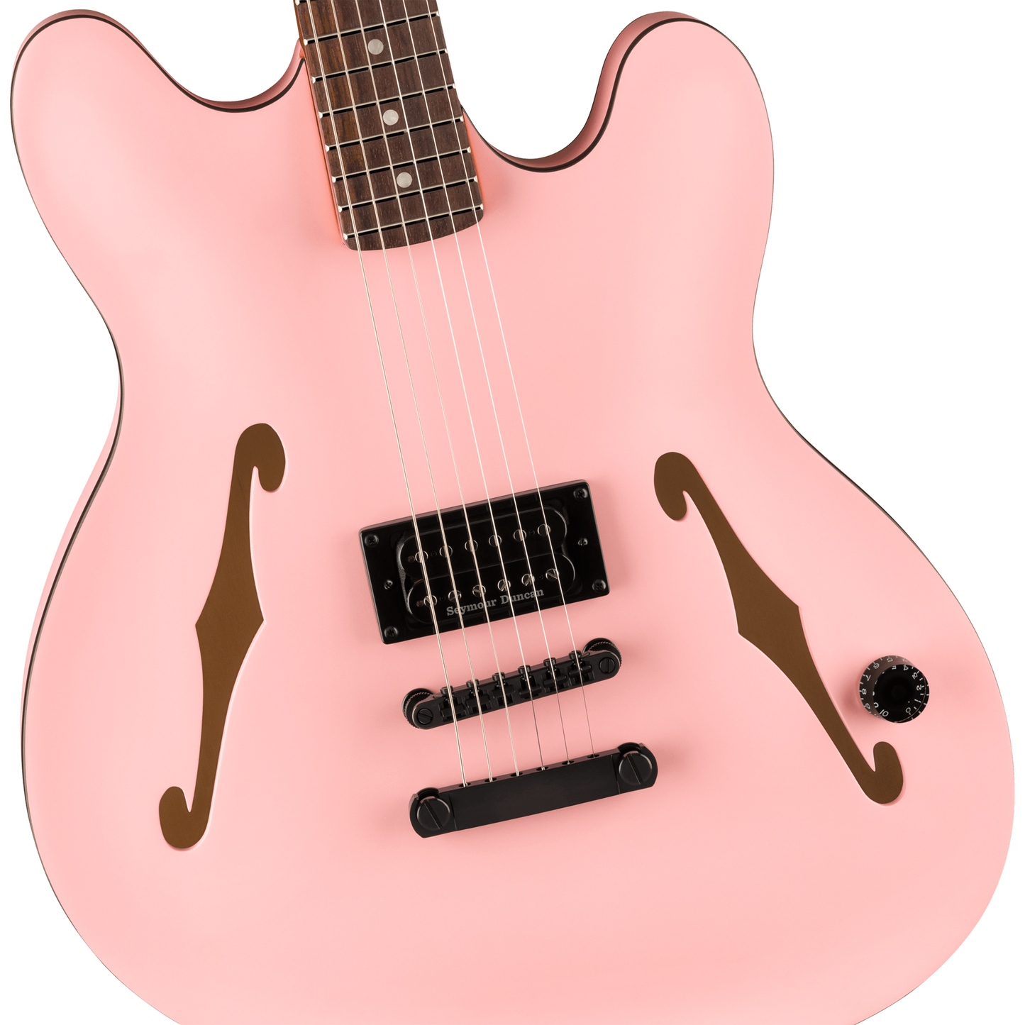 Fender Tom DeLonge Starcaster Semi-Hollow Electric Guitar - Satin Shell Pink