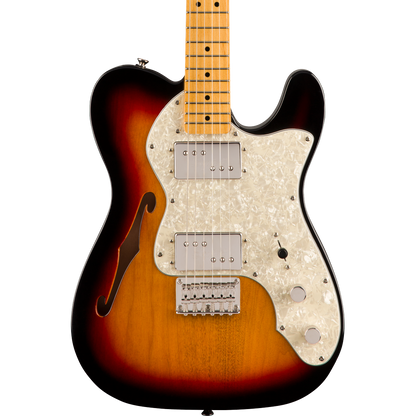 Squier by Fender Classic Vibe 70's Telecaster Thinline - Maple - 3-Tone Sunburst