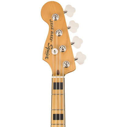 Squier Classic Vibe '70s Left-Handed Jazz Bass Guitar - Maple Fingerboard, Black