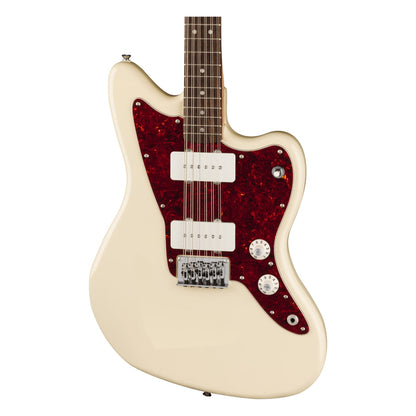 Squier Paranormal Jazzmaster XII 12-String Electric Guitar - Olympic White