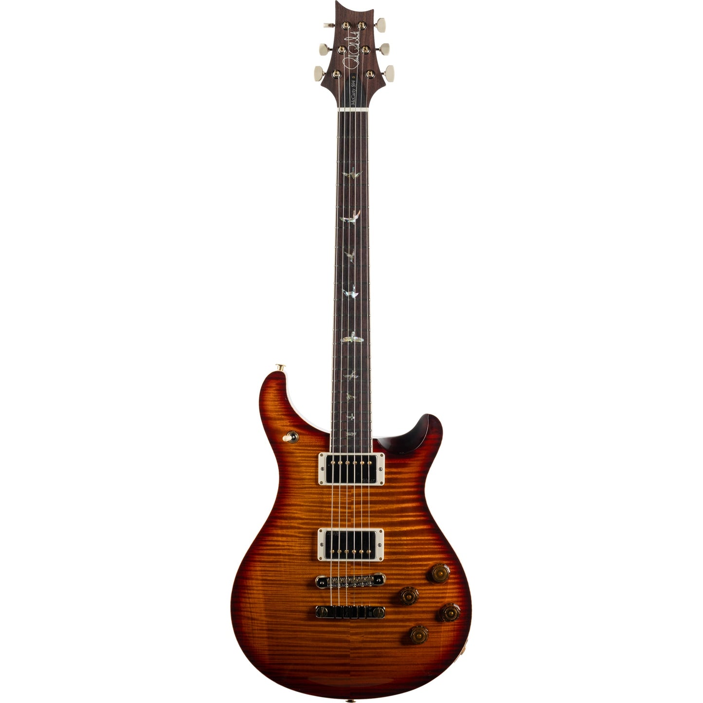 PRS McCarty 594 10 Top Electric Guitar, Dark Cherry Burst