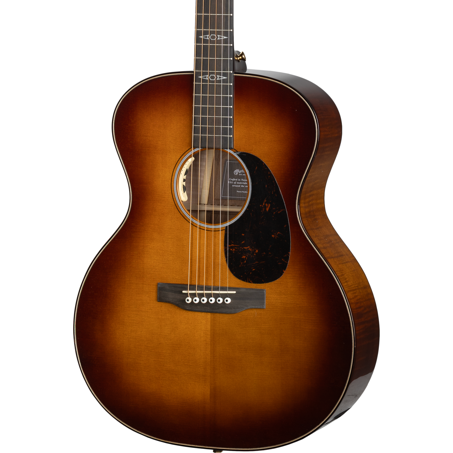 Martin GPE Inception Maple Acoustic Electric Guitar - Amber Fade Sunburst