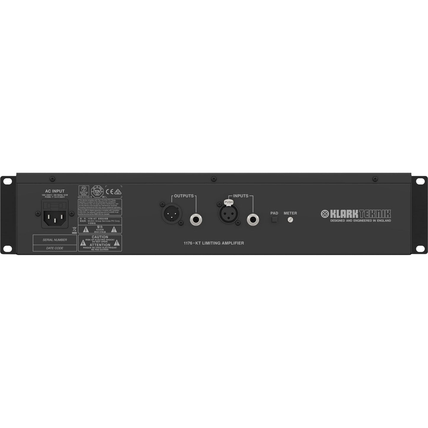 Klark Teknik 1176-KT FET-Style Single-Channel Compressor