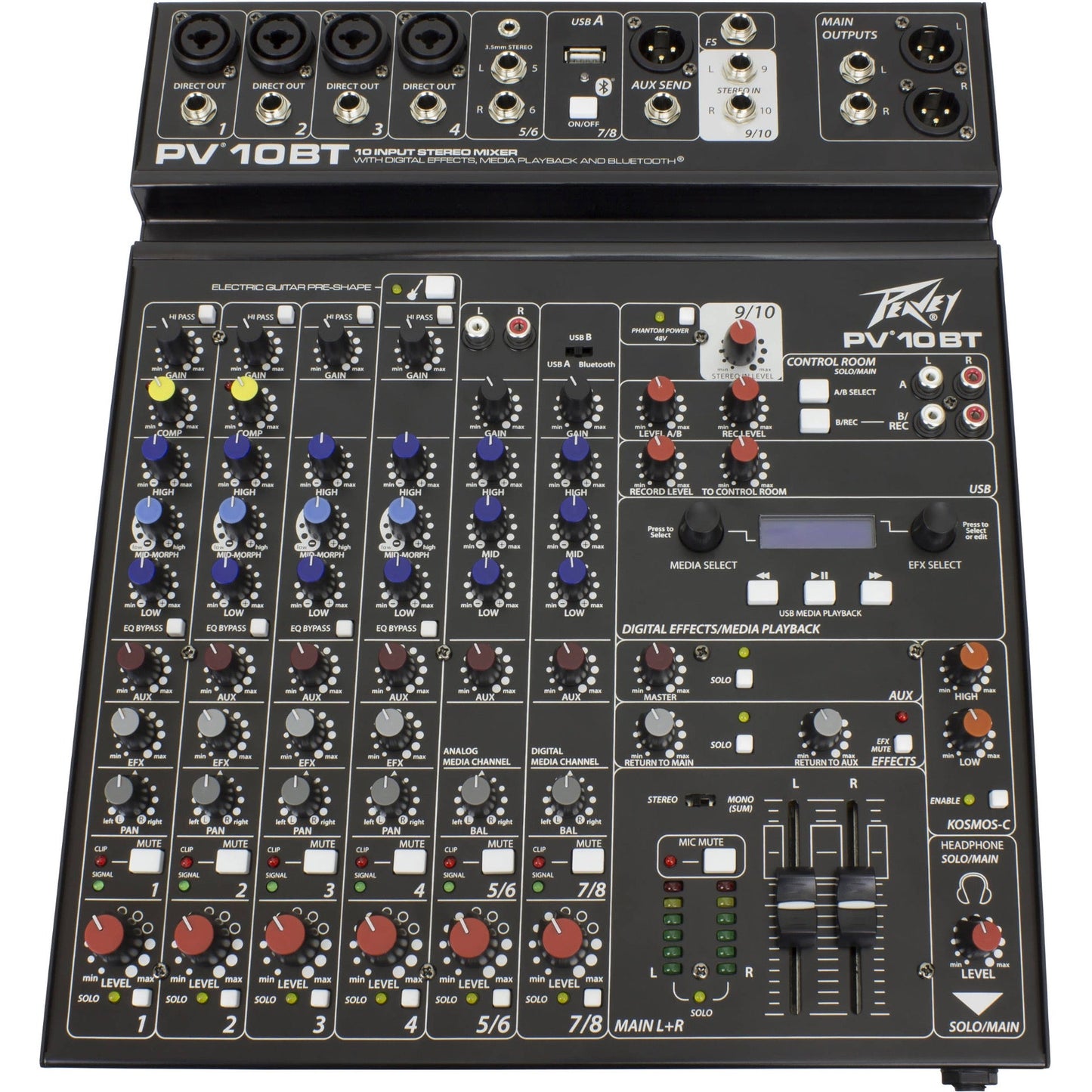 Peavey PV® 10 BT Compact Mixer with Bluetooth
