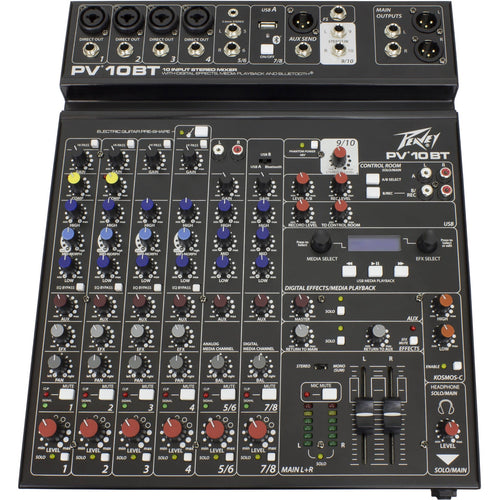 Peavey PV® 10 BT Compact Mixer with Bluetooth
