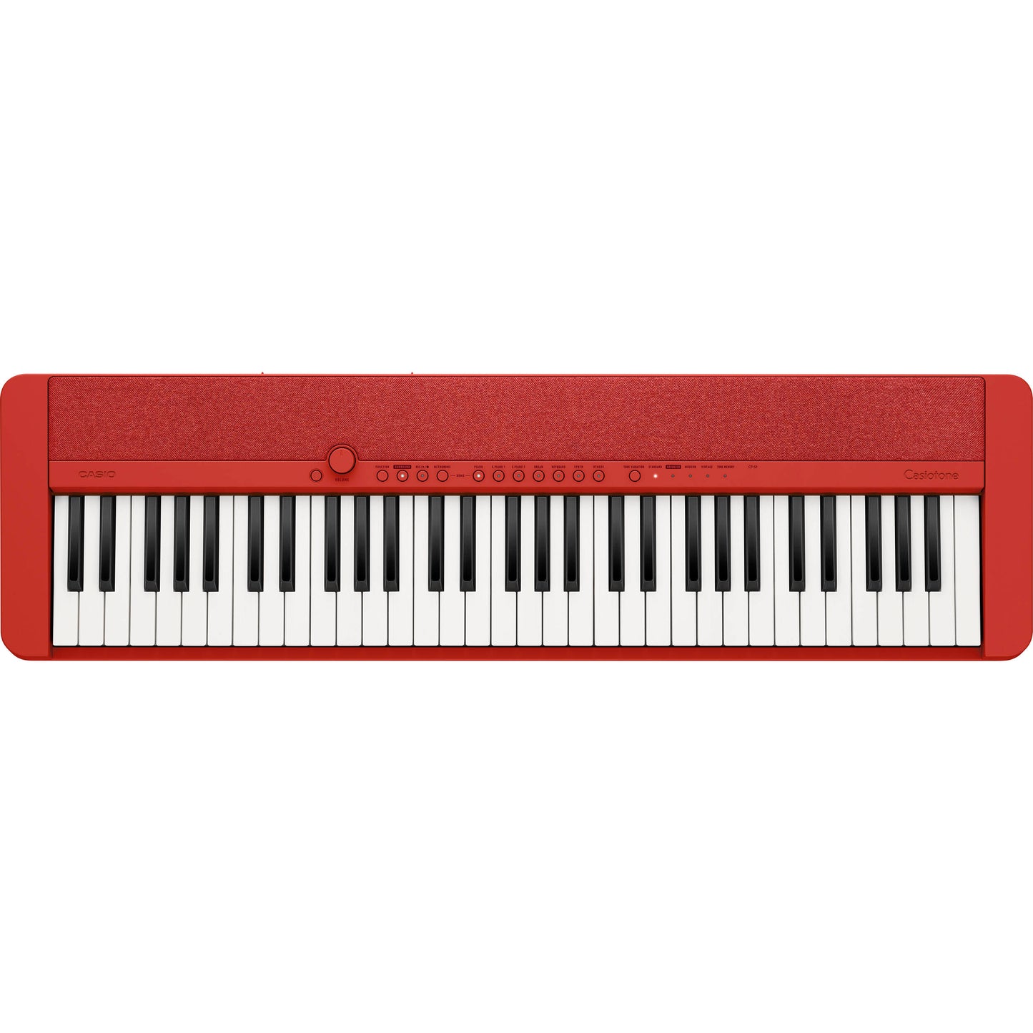 Casio CT-S1 Portable 61-Key Keyboard Red