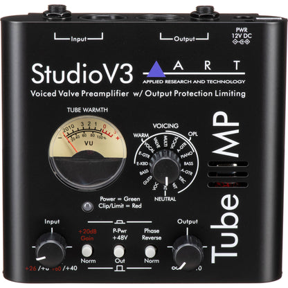 ART Tube MP Studio V3 Microphone Tube Preamplifier