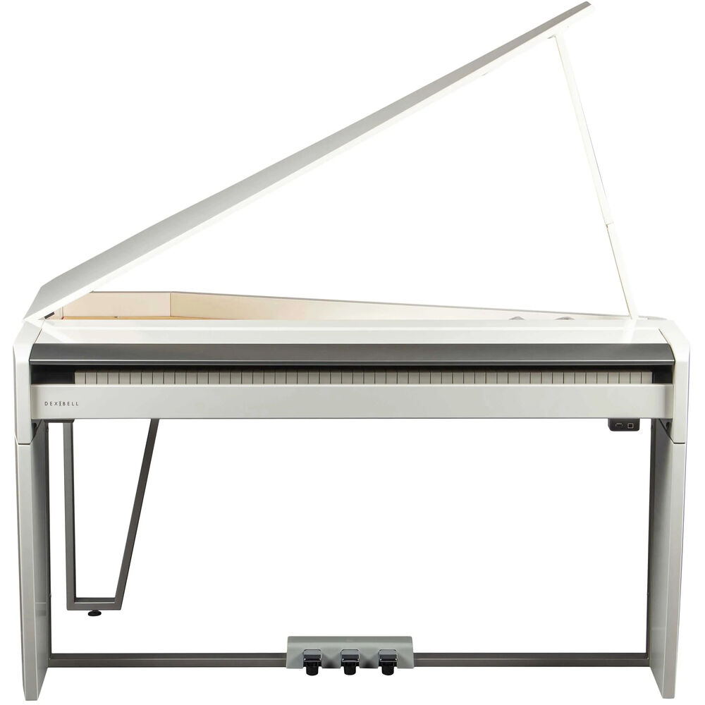 Dexibell VIVO H10MG Digital Mini Grand Piano with Bench (Polished White)