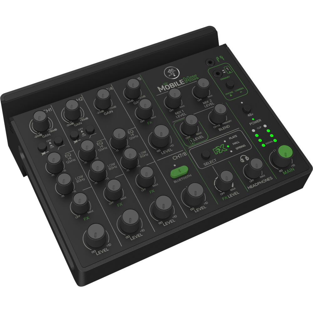 Mackie MobileMix 8-Channel USB-Powerable Mixer for Live Sound and Streaming