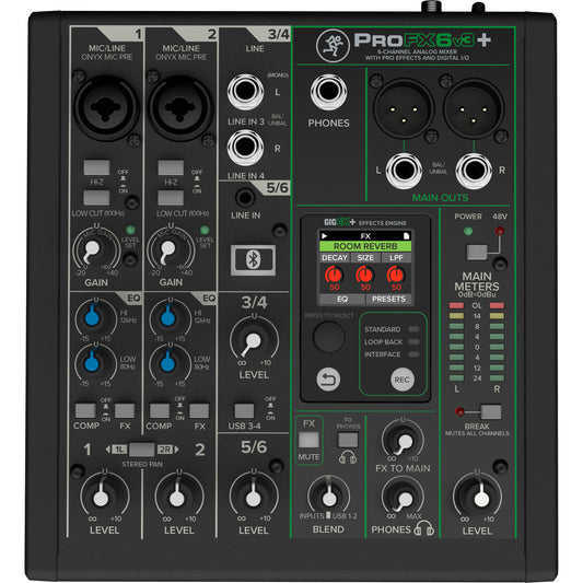 Mackie ProFX6v3+ 6-Channel Analog Mixer