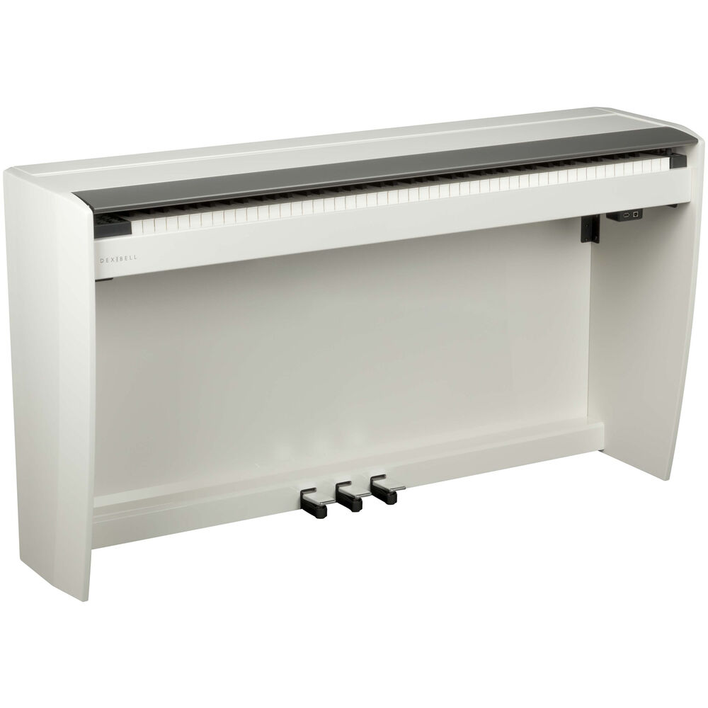 Dexibell VIVO H10 Digital Upright Piano with Bench (Matte White)