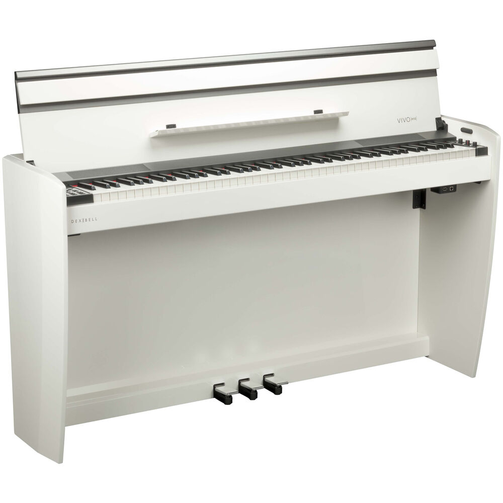 Dexibell VIVO H10 Digital Upright Piano with Bench (Matte White)