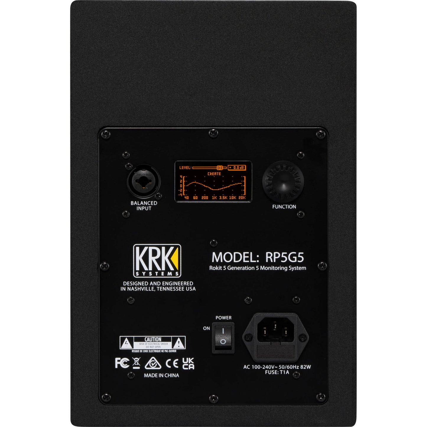 KRK Rokit 5 G5 5" 2-Way Active Studio Monitor, Black