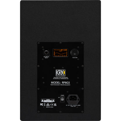 KRK Rokit 8 G5 8" 2-Way Active Studio Monitor, Black