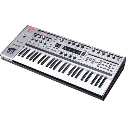 ASM Hydrasynth Keyboard 8-Voice Digital Wave-Morphing Synthesizer - Limited-Edition Silver