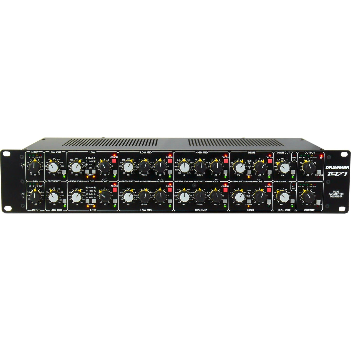 Drawmer 1971 Dual 4 Band Parametric EQ