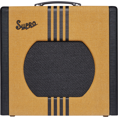Supro 1822RBC Delta King 12 15 Watt 1x12” Combo Amplifier in Tweed and Black