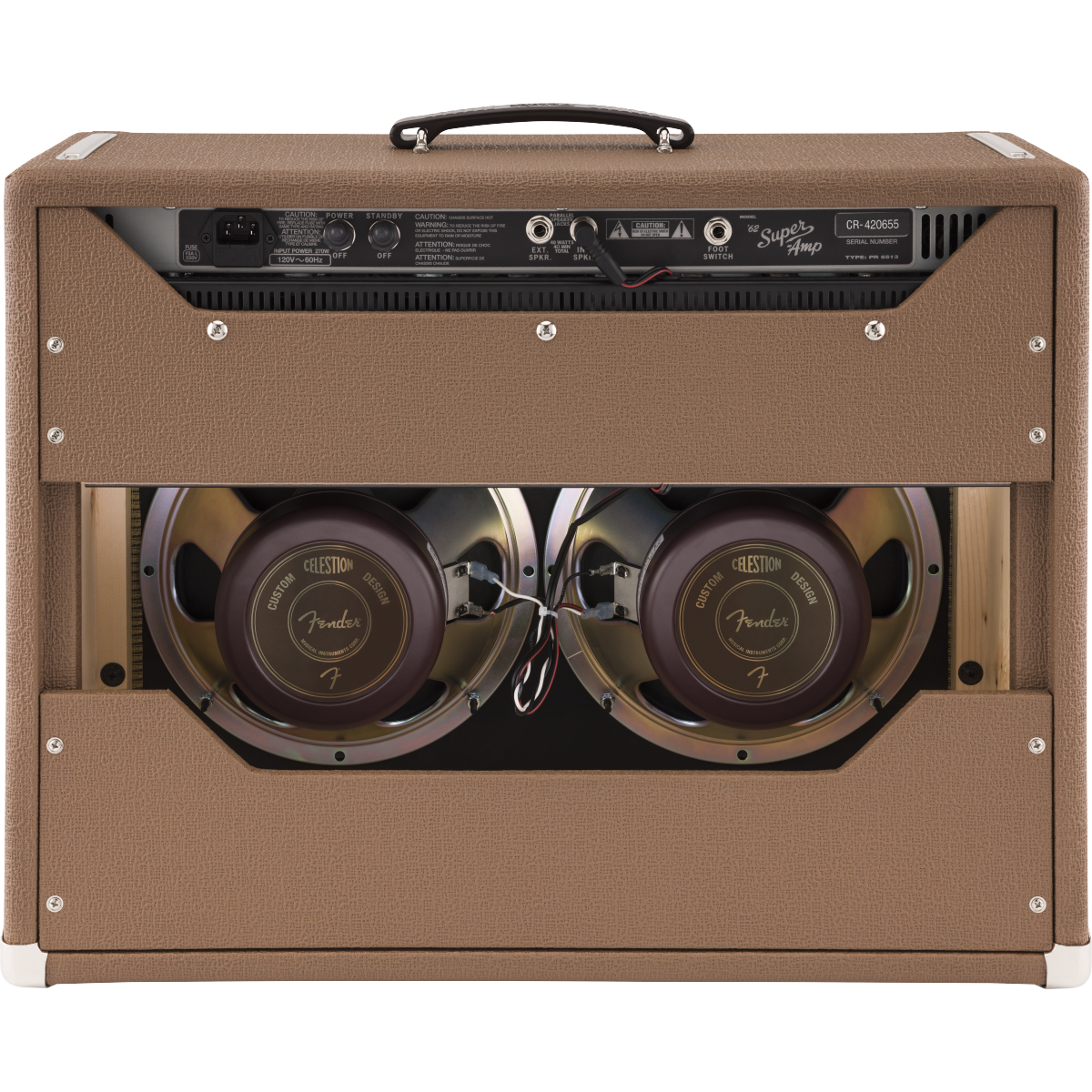 Fender '62 Super 120V 40-Watt Tube Combo Amplifier - Brown and Wheat