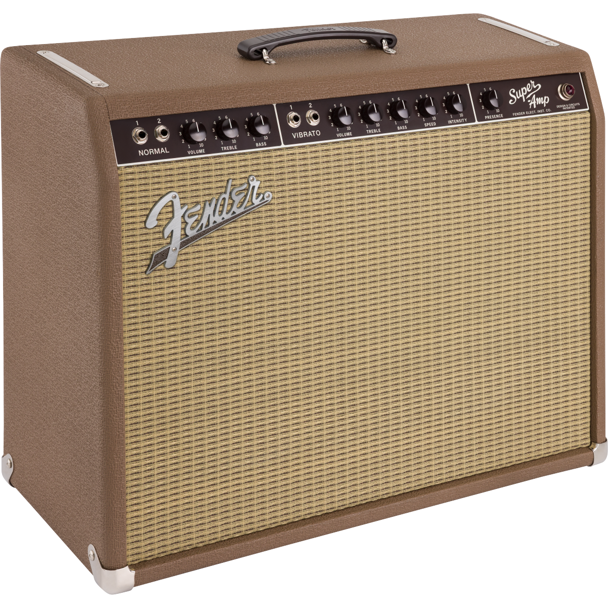 Fender '62 Super 120V 40-Watt Tube Combo Amplifier - Brown and Wheat